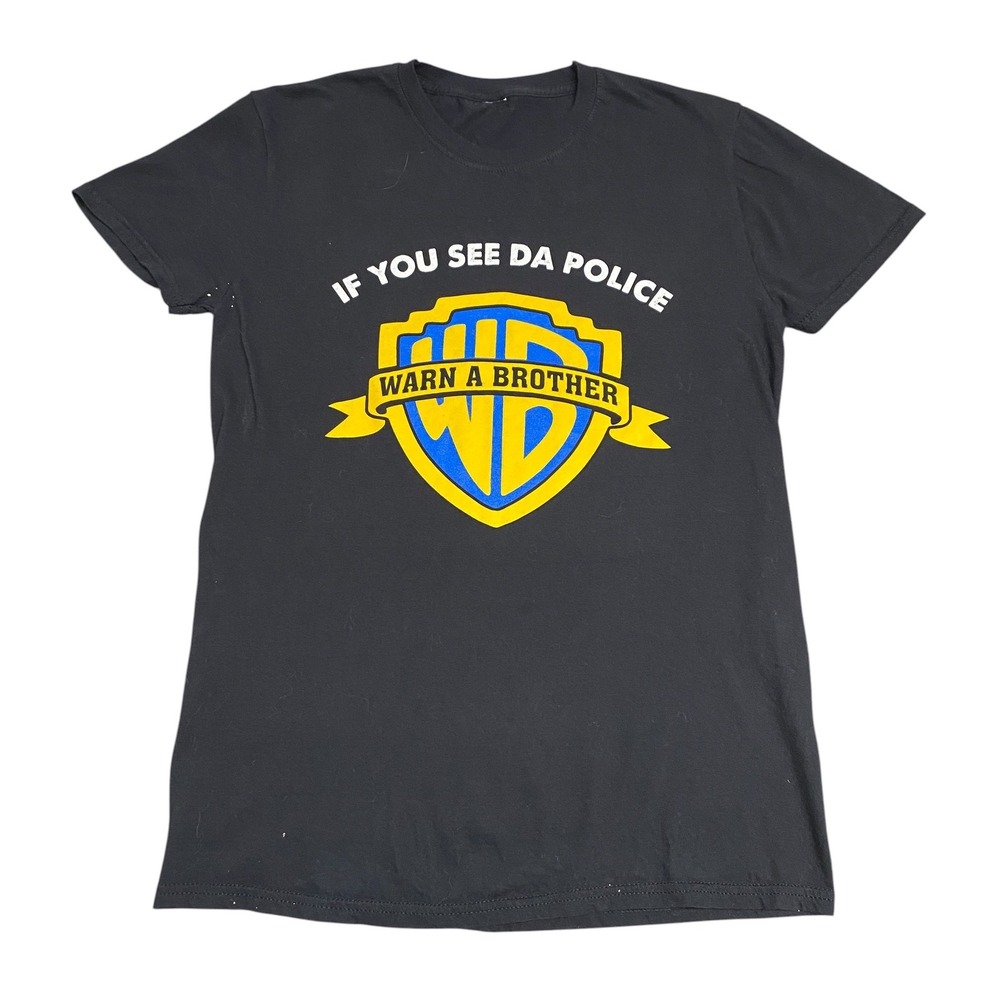 Y2K Warn A Brother Graphic T-Shirt